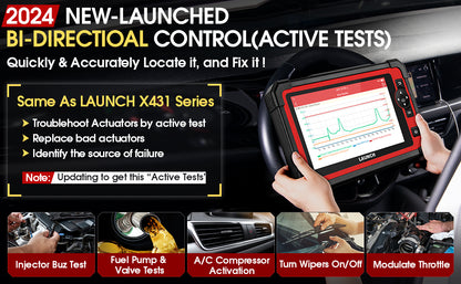 LAUNCH  X431 CRP919E CRP919X CRP919 Full System OBD2 Scanner Professional Automotive Diagnostic Tool