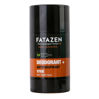 FATAZEN Wholesale Herbal Deodorant Antiperspirant Stick Body Natural Vegan Sandal Amber Sweat Odor Balm Deodorant Stick