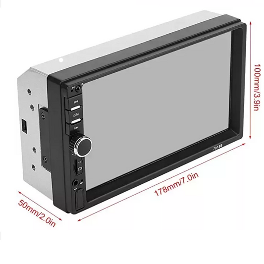 7inch 2 DIN Car Audio Touch Screen Media Stereo Built-in BT Mirror Link and Android Phone With Camera Car Stereo