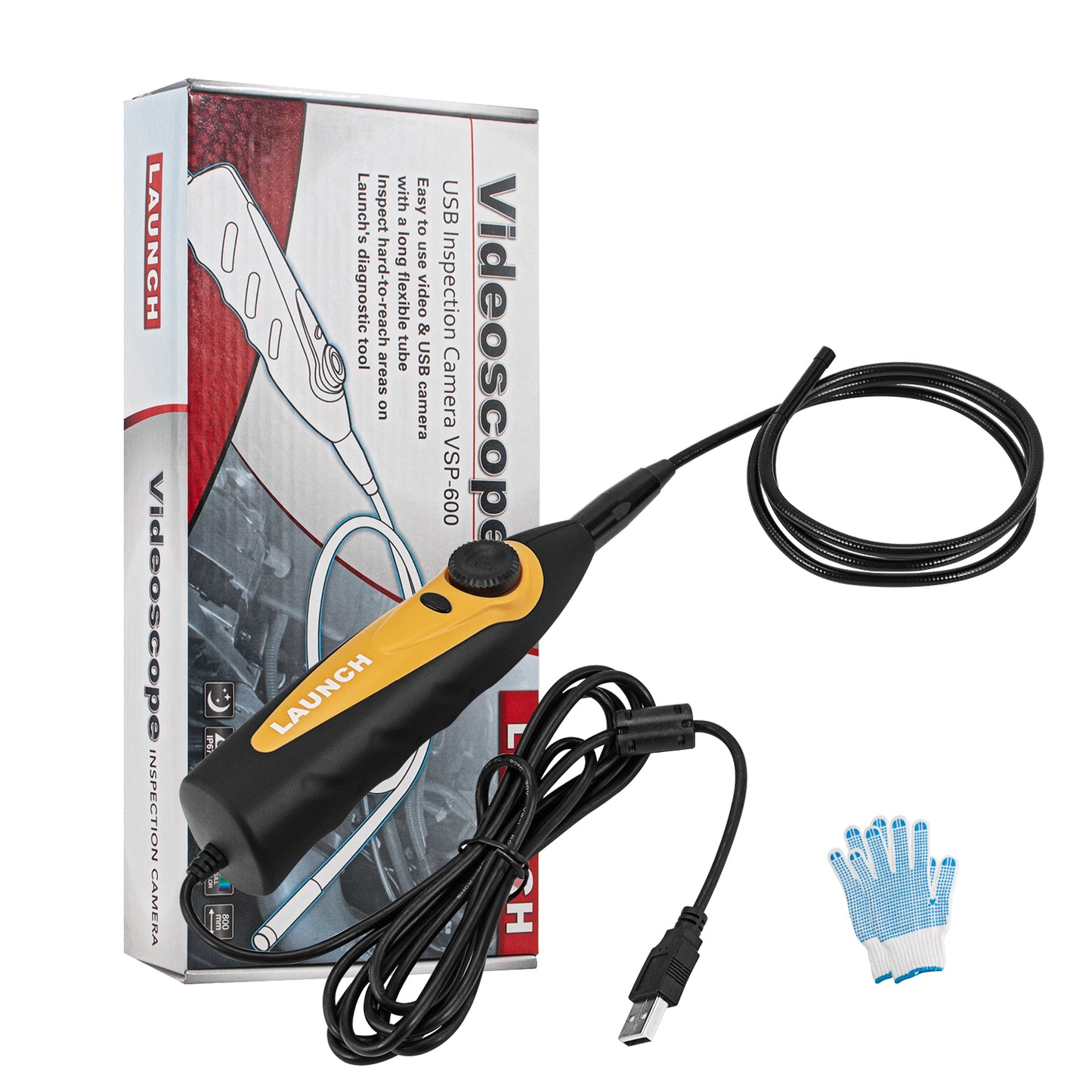 LAUNCH X431 VSP600 VideoScope VSP-600 Digital HD Endoscope Inspection Camera Detector Decoder Accessories Diagnostic Tool