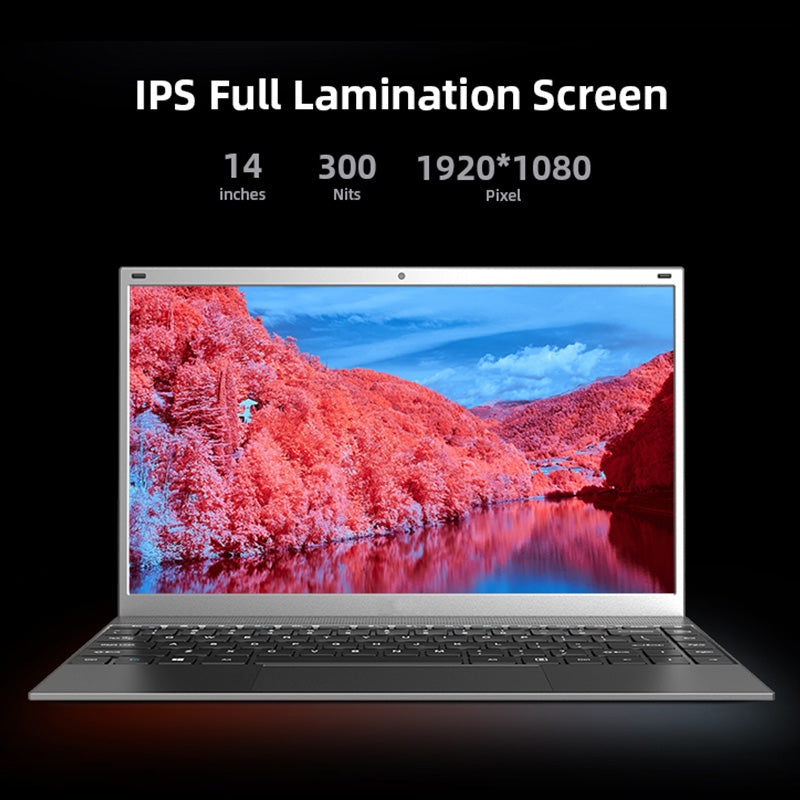 Brand New Laptops 14 Inch 1920x1080 IPS Screen Intel CPU 8GB 256GB Cheapest Ordinateur Portable Laptop I3