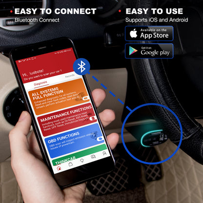 Thinkdiag New Version Full System OBD2 Scanner 12V Vehicles Diagnostic Machine Bluetooth Code Reader Bidirectional Tool