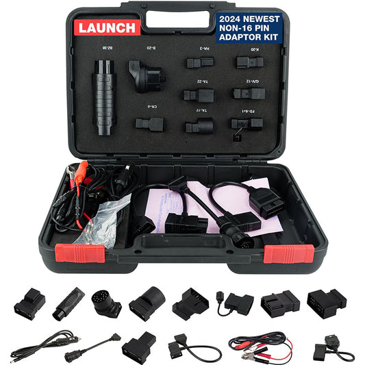 LAUNCH Non-16 Pin Adapter Kit OE-Standard Connectors for 1996-2002 Old Cars Work With LAUNCH X431 Series