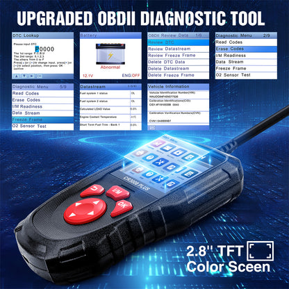 Professional CR3008 PLUS Diagnostic Tools Engine Analyzer OBD2 Scan Tool Bi-directional Control Code Reader