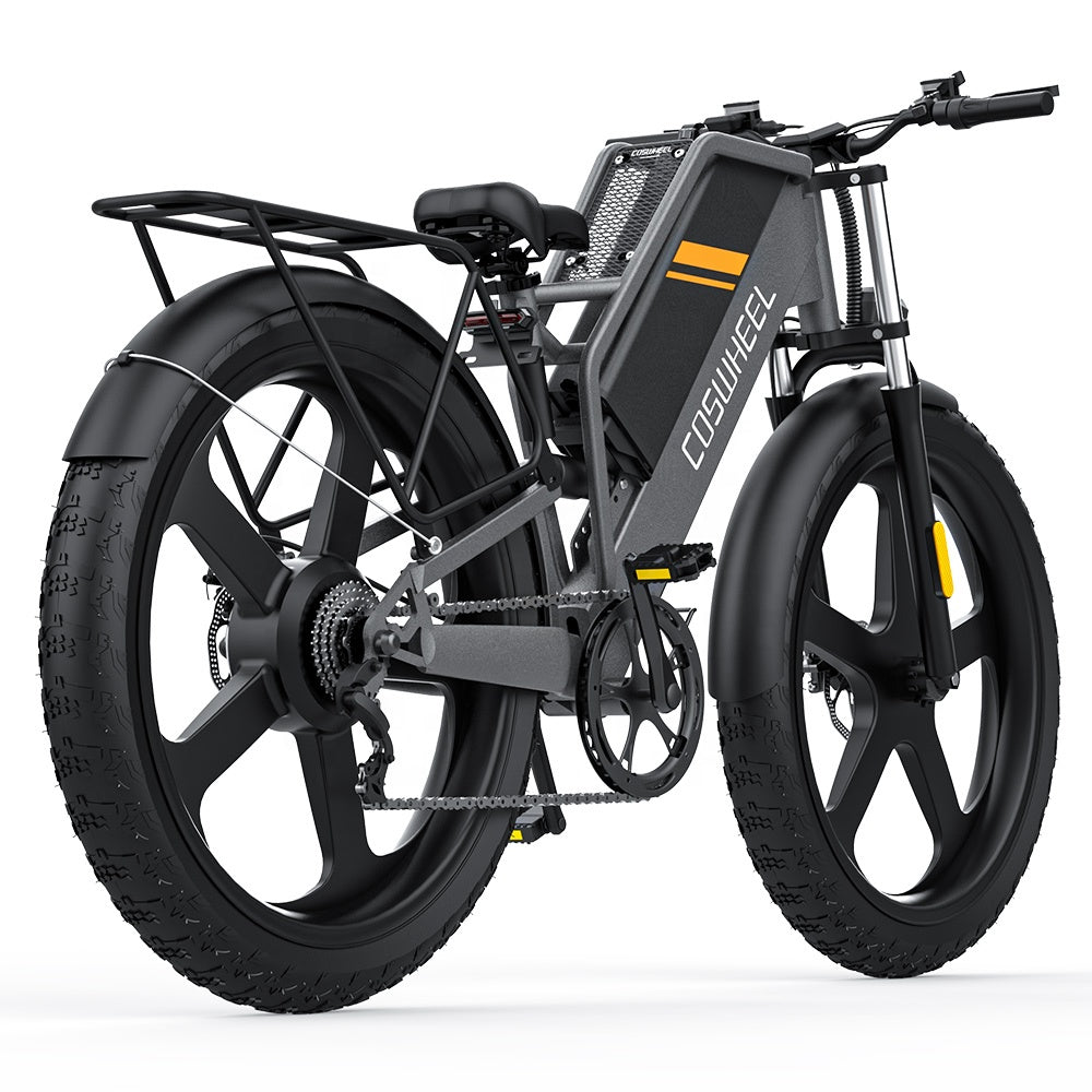 COSWHEEL T26 Full Suspension E-Bike 1500W 48V Vintage Velo Electrique Electric City Bike Electric Bike