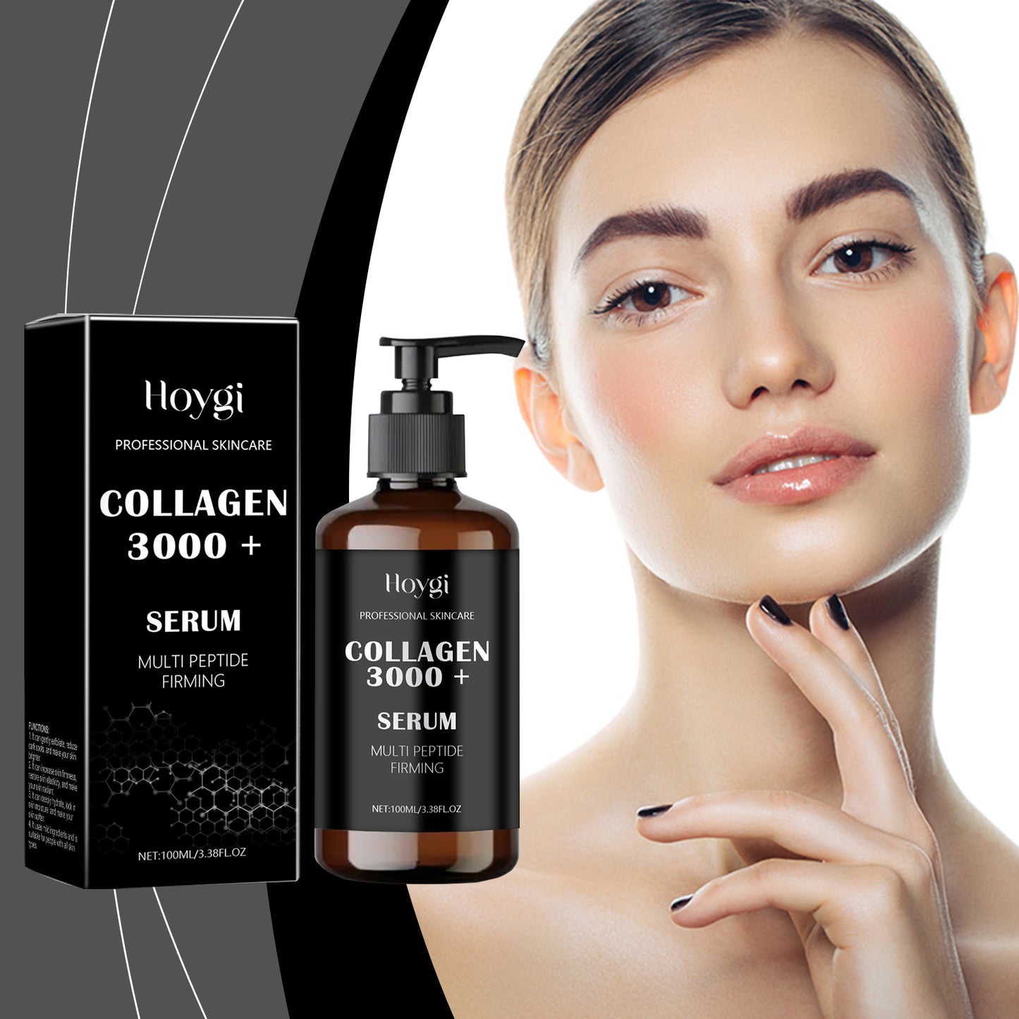 Hoygi Hyaluronic acid essence Hydrating, Moisturizing and Caring Skin Brightening, Soft, Gentle and Caring Essence