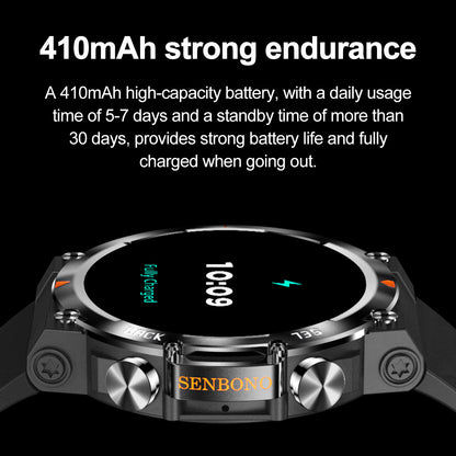 SENBONO 2024 MAX18 Men Smartwatch AMOLED1.43inch 466*466 HD Big Screen BT Calls Gesture Control AI Voice Sports Smart Watch Men