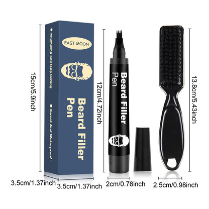 East Moon Beard Filling Pen Detachable Easy-to-Use Filling Pen for Easily Creating Thick Beard and Hairline