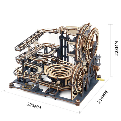 Robotime Rokr US Warehouse DIY Craft Mechanical Gear Toy LGA01 Marble Night City 3D Wooden Puzzle for Drop Shipping