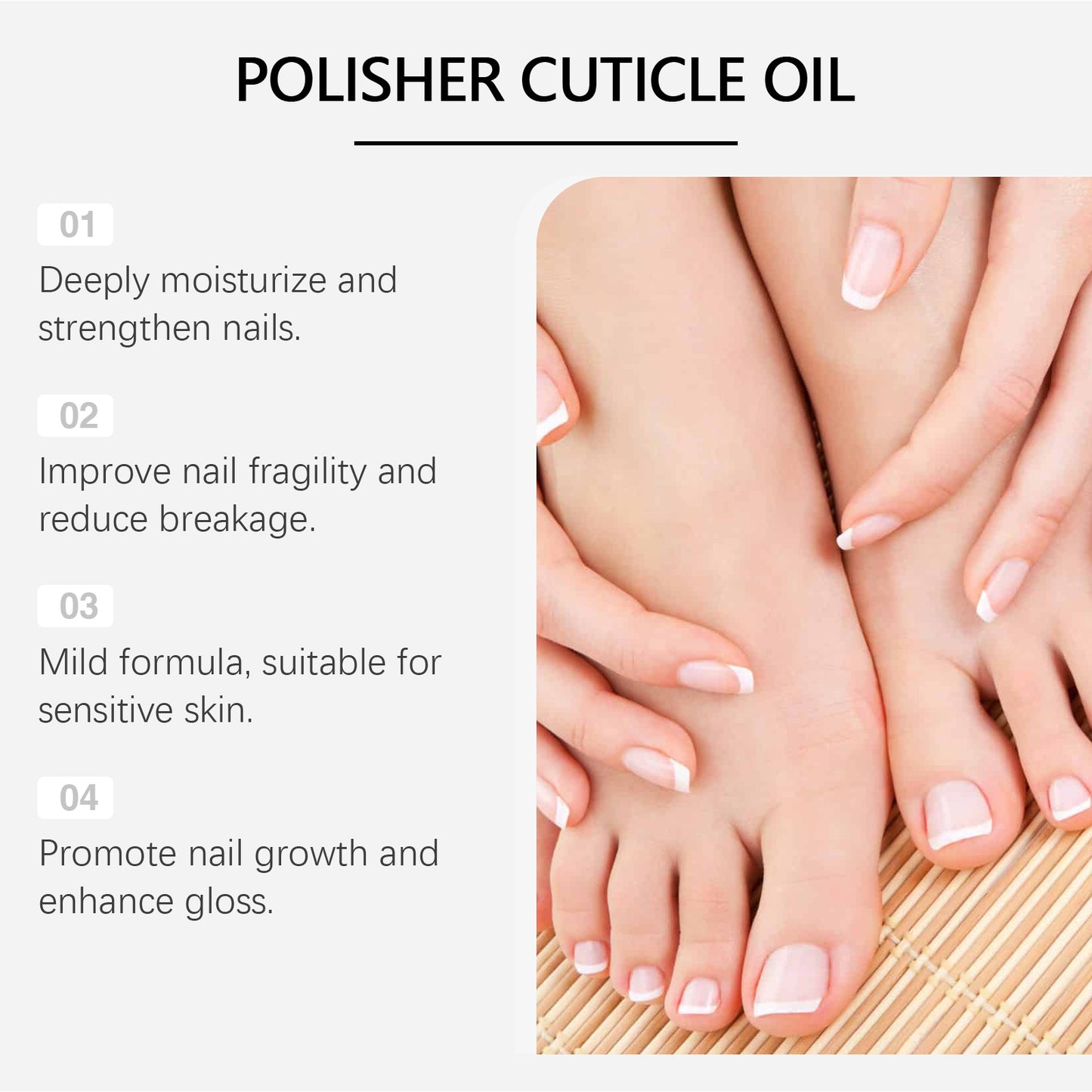 OUHOE Nail Care Solution Set Nail Care Solution for Soft Nails Moisturizing Cuticle Repair Nail Surface Care Agent