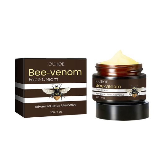 OUHOE Bee Venom Firming Face Cream Fade Fine Lines Neck Lines Eye Area Moisturize Firm Skin Hydrate Anti-Aging