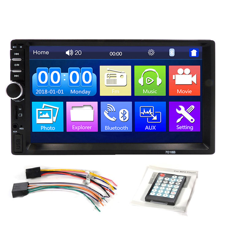 7018B Universal Car Radio 7Inch Touch Screen Double DIN Music Player 2 Din Video Stereo Autoradio Car MP5 Player