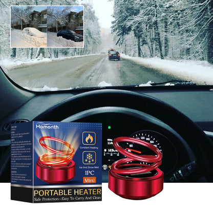 Homonth Portable Dynamic Molecular Heater Car Window Snow Ice Fog Removal Convenient Heater