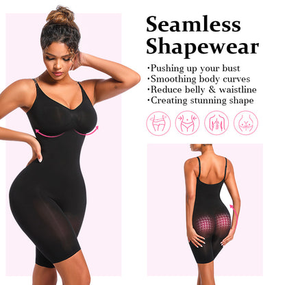 Dropship SEAMLESS Postpartum Abdomen Shapewear Sculpting Short Mid Thigh Slimming Body Shaper for Women Tummy Control Slimmer