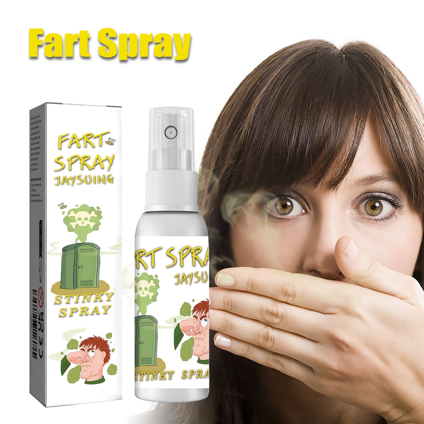 Jaysuing April Fool's Day Prank Stink Spray Prank Toy Prank Cup Toy Prank Smell Concentrated Liquid