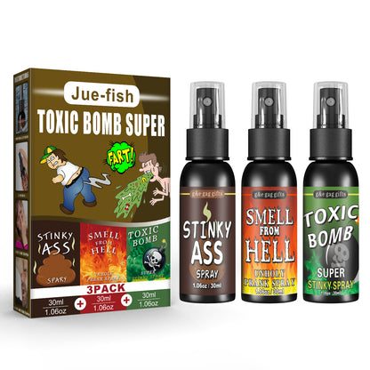 Jue-Fish Stink Spray April Fool's Day Prank Liquid Toy Prank Stinky Smell Entertainment Poop Hell Bomb Smell