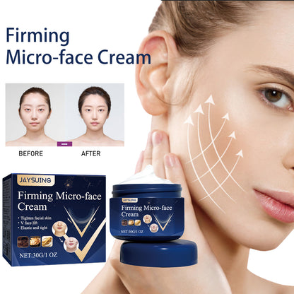 Jaysuing V Face Tightening Cream Tightening Moisturizing Facial Contour Chin Face Skin Massage Care Cream