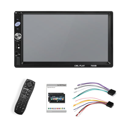 MP5 Player Hands-free 7-inch 2 Din Multimedia FM Mirror Link Touch Screen 7010B USB FM Rear View Indash Car Radio