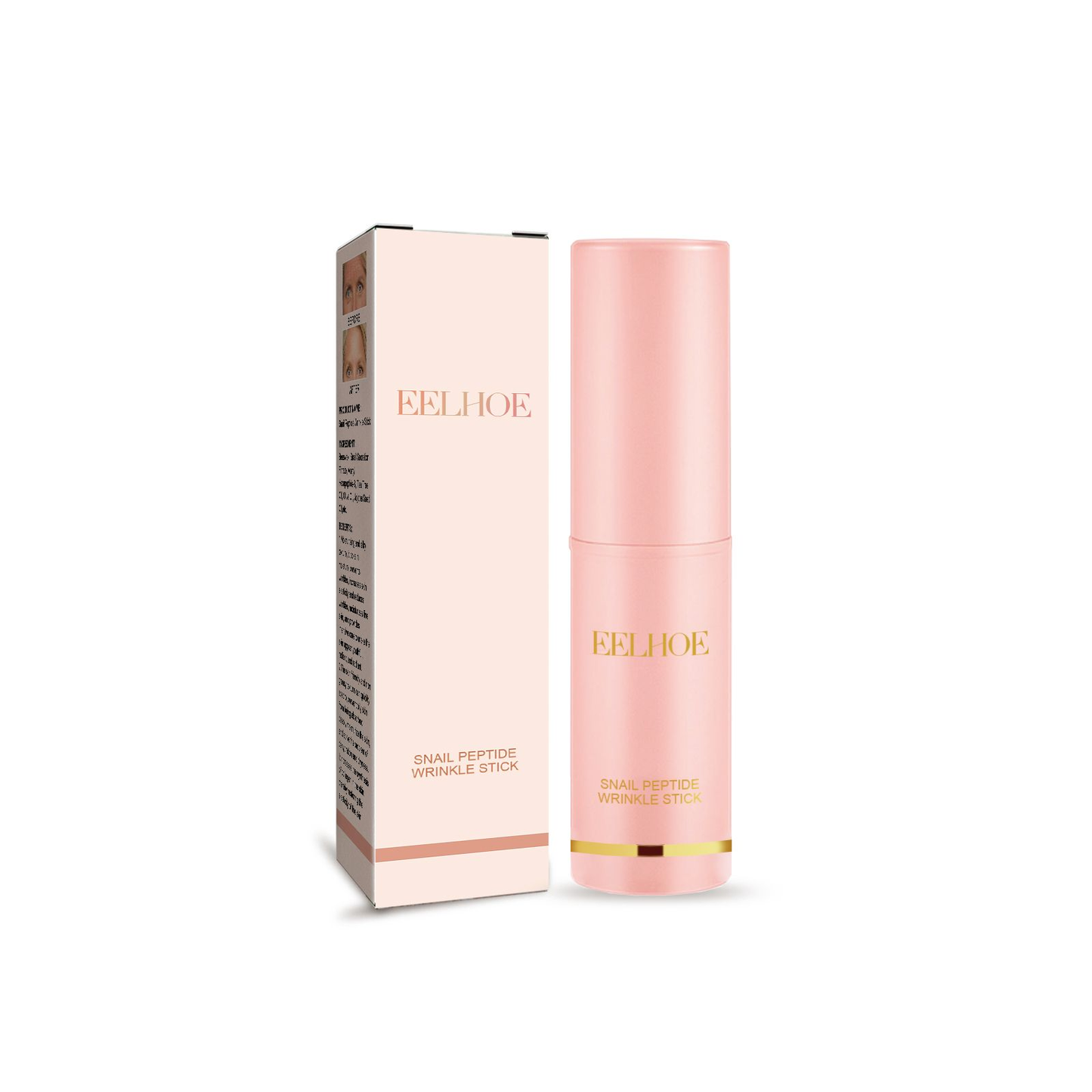 EELHOE Snail Peptide Anti-Wrinkle Stick Fading Wrinkle French Lines Moisture Replenishment Firming Facial Skin Anti-Aging