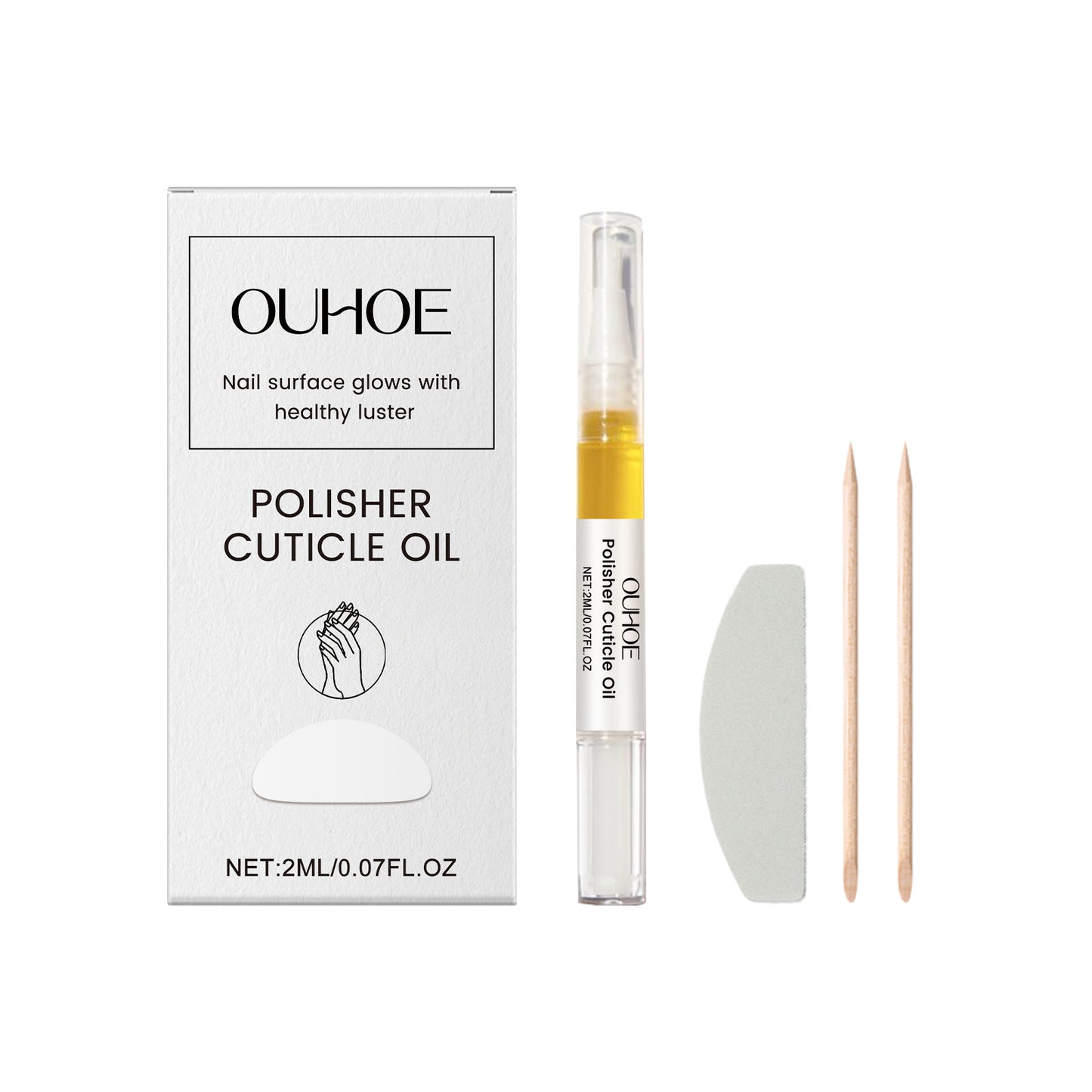 OUHOE Nail Care Solution Set Nail Care Solution for Soft Nails Moisturizing Cuticle Repair Nail Surface Care Agent