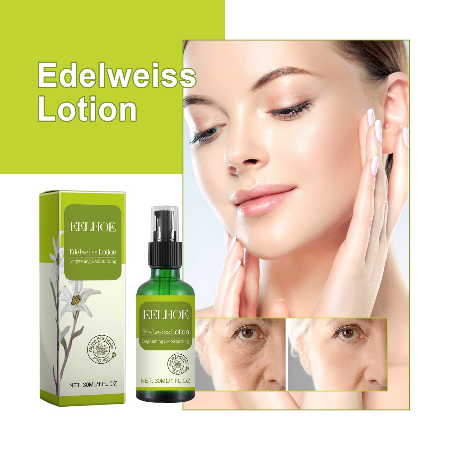 EELHOE Moisturizing and Brightening Facial Lotion Soft and Brightening Facial Dullness Radiance Skin Hydrating Moisturizing Lotion