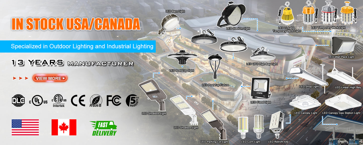 Cct and Wattage Selectable Warehouse Industrial 100w 240w 200w Ip65 Waterproof Led High Bay Light