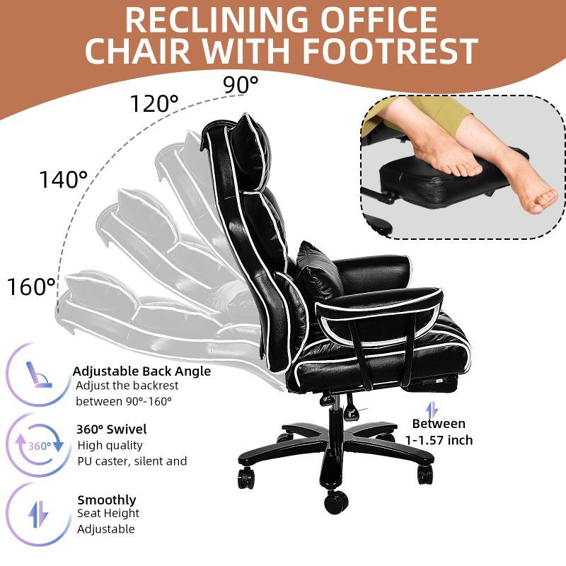 High Quality Custom Gaming Style Office Chair Ergonomic Boss Comfortable Thick Padded Foam Popular Asia Factory Promotion Sale