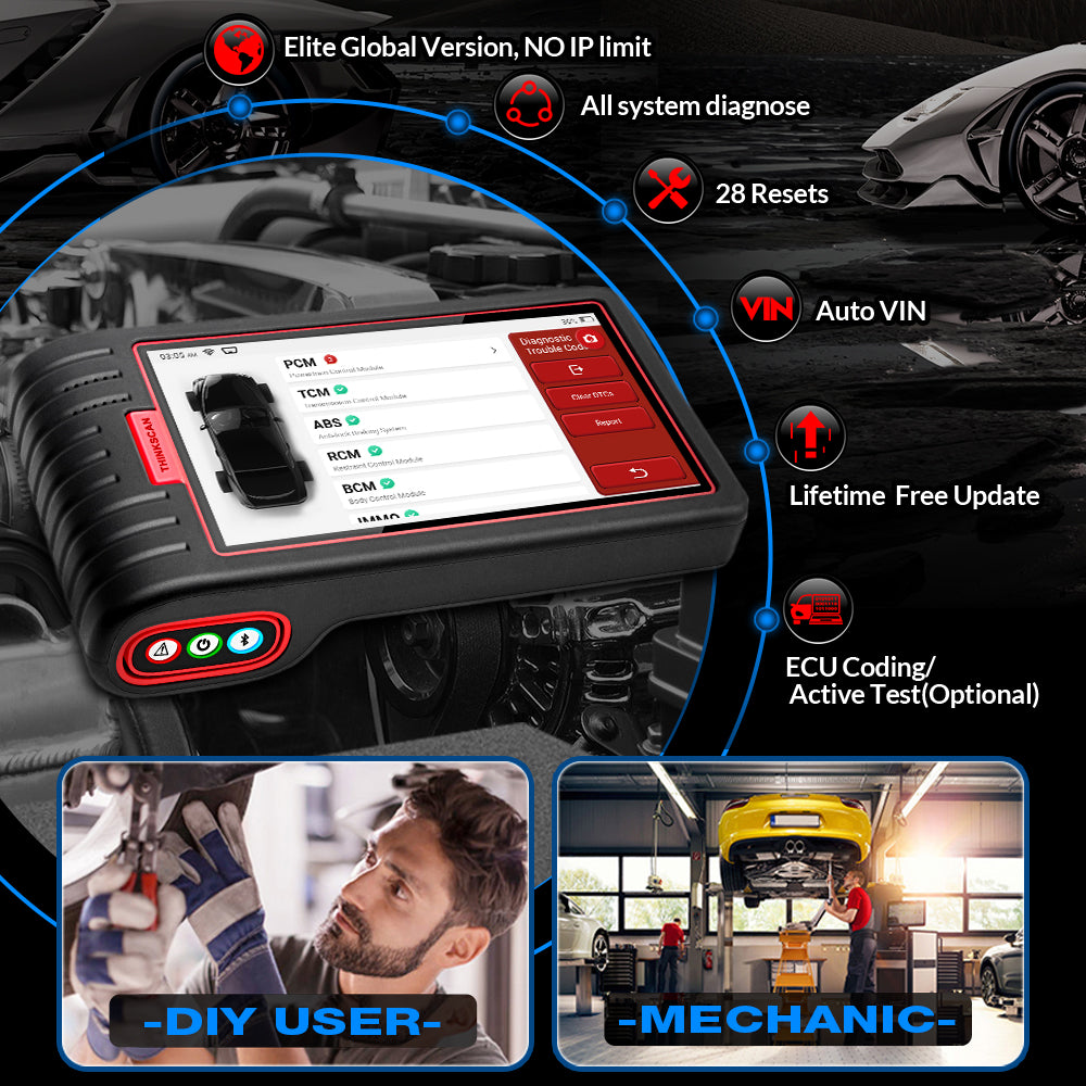 Thinkcar Thinkscan Thinktool Max 2 Free Update All OBD2 All System Car Obd Scanner Diagnostic Thinkcar Scanner