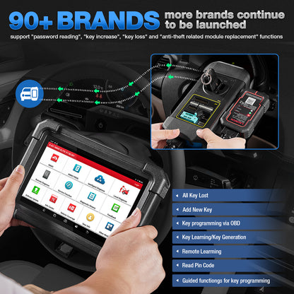 LAUNCH X431 IMMO Elite OBD2 Scanner Automotive Scanner IMMO Programming Diagnostic Tool All-in-One Anti-theft Matching Tool