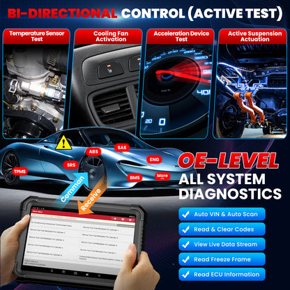 Original Launch X431 PRO3S+ ELITE All System Automotive Scan Tool With SmartLink 2.0 Connector Same As X431 PRO5