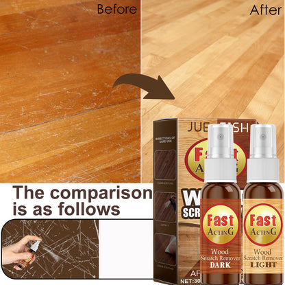 JUE-FISH Wood Floor Scratch Repair Agent Scratch Touch-Up Spray Furniture Floor Renovation Paint Repair