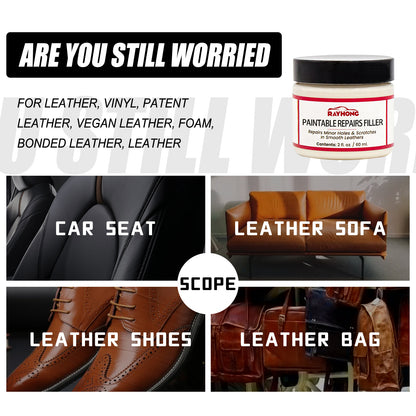 Rayhong Leather Filling Cream Car Seat Scratch Repair Sofa Leather Damage Refurbishment Repair Cream