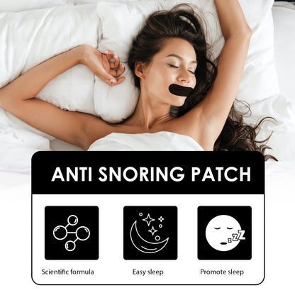 EELHOE Anti-Snoring Patch Open Mouth Breathing Anti-Snoring Patch Anti-Snoring Care Sleep Aid Adult Snore Relief Patch