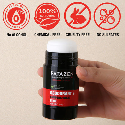 Private Label  Deodorant Anti-odorant Stick Natural Cedar Red Sage Fragrance Sweat Odor Balm Deodorant Stick