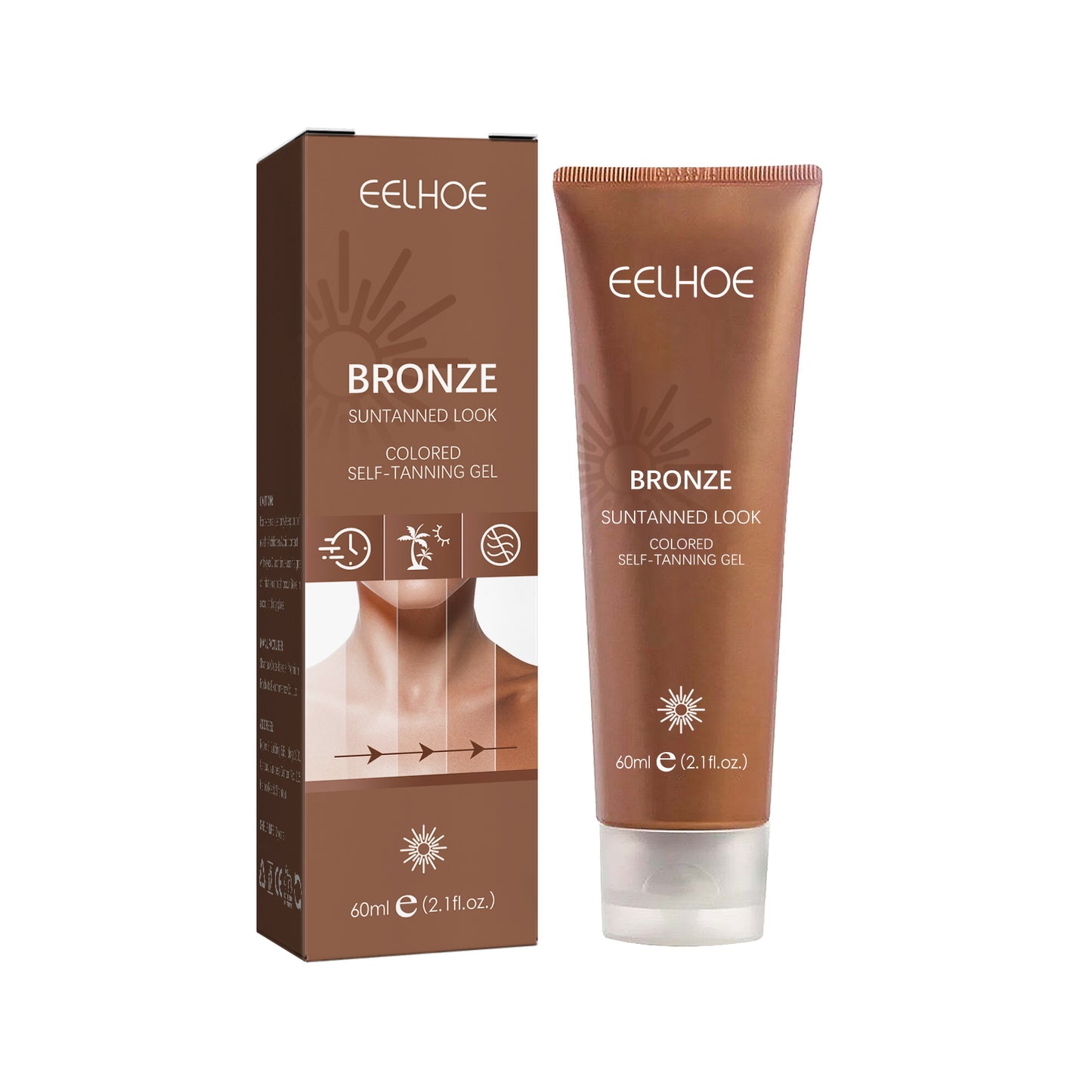 EELHOE Darkening Lotion Summer Beach Outdoor Even Sunscreen Wheat Bronze Moisturizing Skin Body Lotion