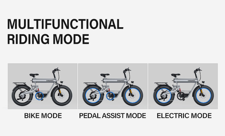 COSWHEEL T20 Free Shipping EU USA Warehouse CE 500w 1000w Oils Brake Electric Bicycle Electric City Bike