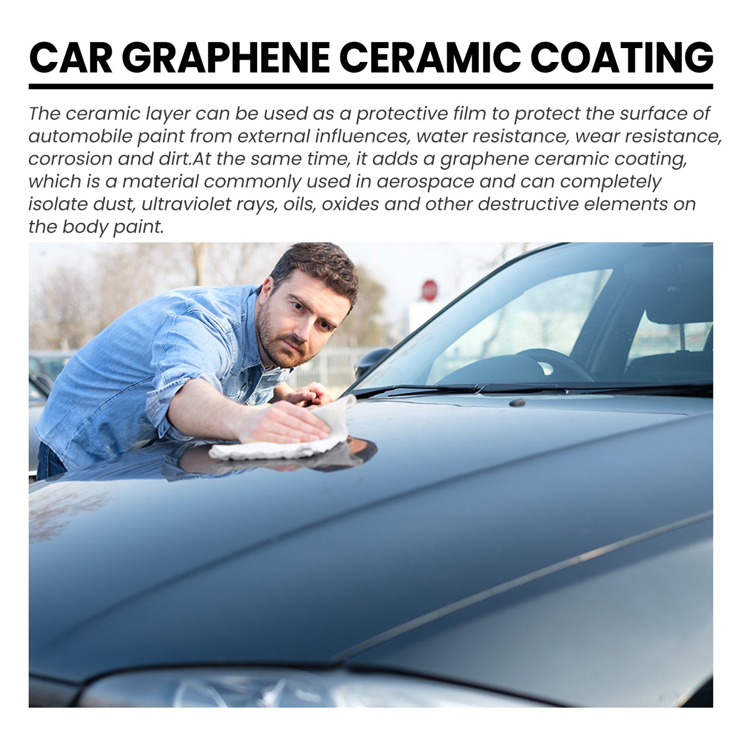 Rayhong Graphene Ceramic Coating for Cars Super Flowing Water Plating Crystal Coating Waterproof Seal Glaze Maintenance Car Paint