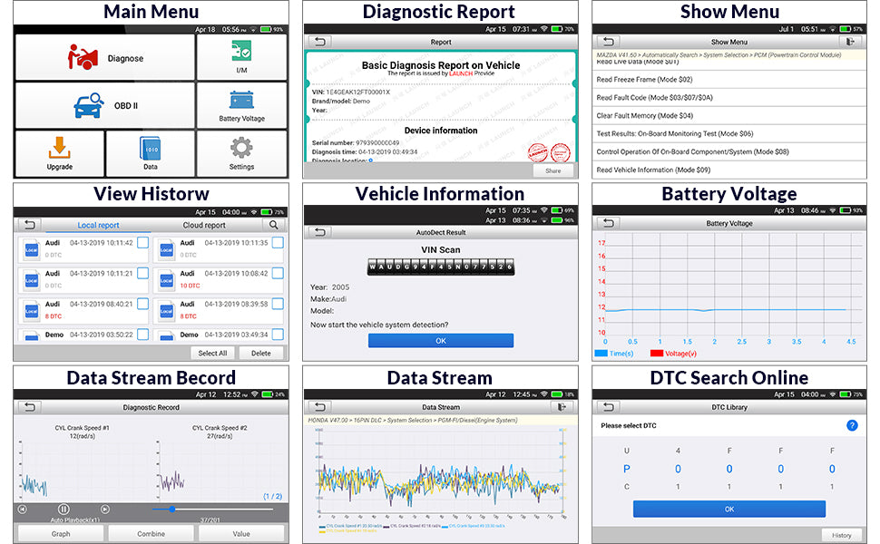 2025 X431 CRP123E V2.0  Car Diagnostic Scanner Obd2 Scanner  Code Reader Obd2 Auto Diagnostic Tool Scanner