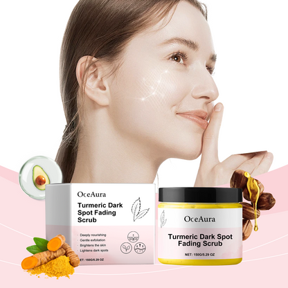 OceAura Turmeric Skin Beautifying Scrub Gentle Cleansing Body Skin Exfoliating Moisturizing Scrub