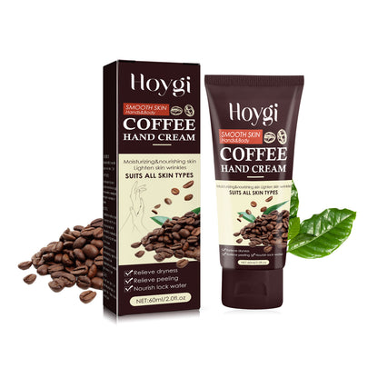 Hoygi Coffee Hand Cream Repair Hand and Body Skin Dead Skin Dryness Improve Roughness Smooth Skin