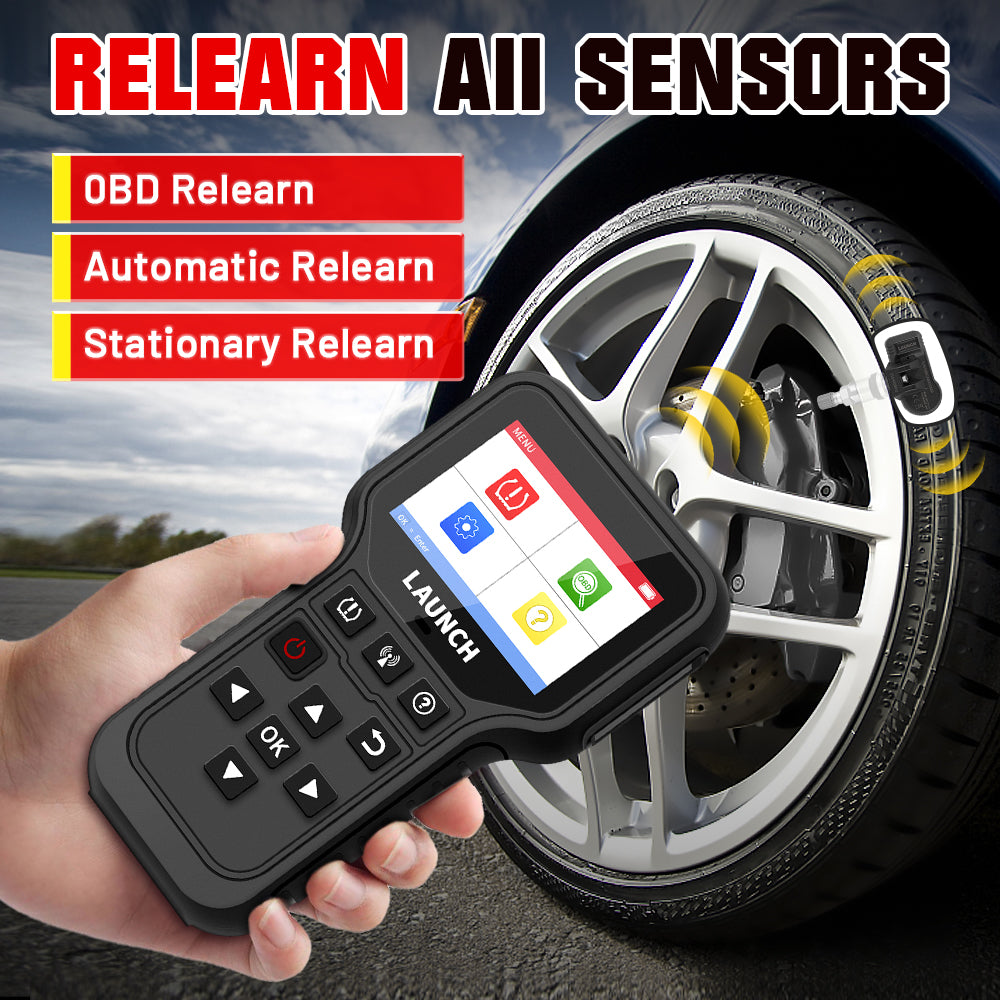 LAUNCH X431 CRT5011E TPMS Tire Pressure Diagnostic Tool 315MHz 433MHz Sensor Activation Programmer Learning Reading OBD2 Scanner