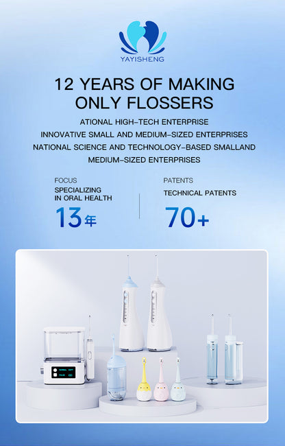 United States in Stock LANSON 310 IPX7 150ml Portable Foldable Electric Oral Care Irrigator Water Flosser