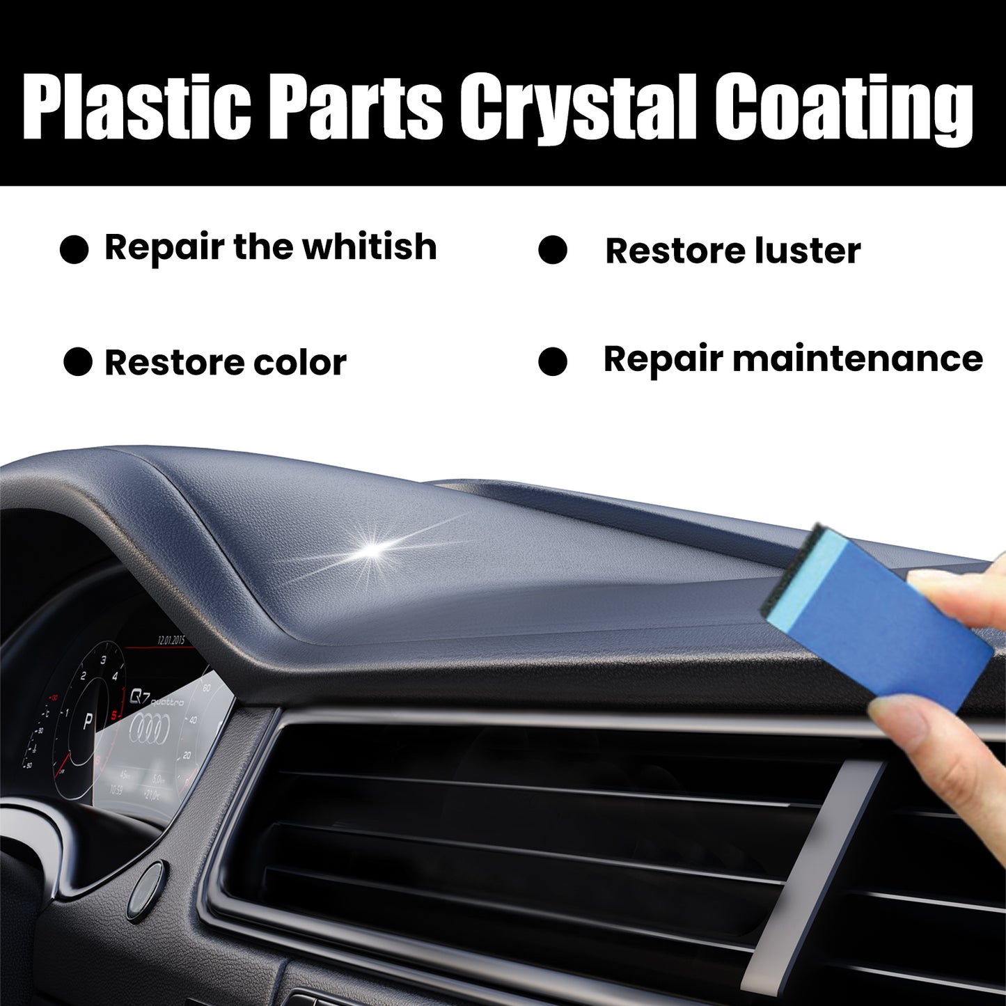 Rayhong Plastic Renovation Coating Car Interior Dashboard Seat Cleaning Dustproof Polishing Maintenance Coating