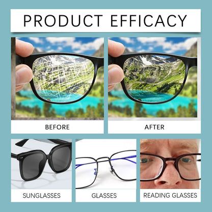 Jue-Fish Lens Scratch Remover Repair Buffing Patterns Scratch Renovation Lens Glass Fuzzy Curing Agent