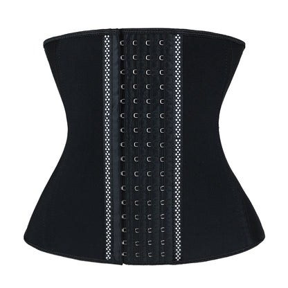 New Short Torso Waist Trainer 7 Inch Latex Body Shape Wear Tummy Control Women Underbust Corset Shaper