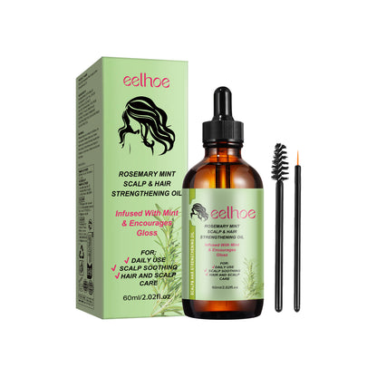 EELHOE Rosemary Hair Care Essential Oil Hair Repair Hair Dry and Frizz Supple Hair Hair Care Essential Oil