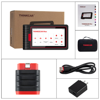 THINKSCAN MAX 2 Auto Car Scanner All System Active Test 28 Reset OBD2 Code Reader Diagnostic Tool