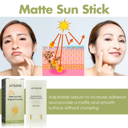 Jaysuing Matte Protective Stick UV Protection Moisturizing Repair Whitening Skin Summer Refreshing Skincare Cream