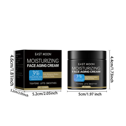 East Moon Anti-Aging Face Cream Fade Fine Lines Hydrating Refreshing Moisturizing Softening Brightening Skin Care Cream