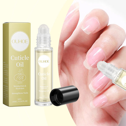 OUHOE Nail Roll-On Care Oil Gentle Care Hand and Foot Nail Nourishing Moisturizing Softening Nail Surface Care Oil